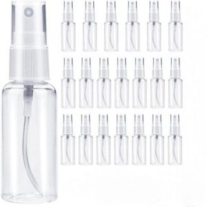 30ml Flacon Spray Vide 20 Pi&egrave;ces Vaporisateur Parfum Vide Voyage Bouteille Spray Vide Flacons et Vaporisateurs Plastique Rechargea