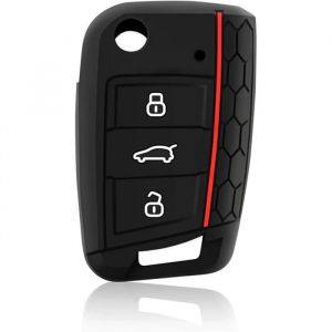 Protection Coque Cl&eacute; VW Compatible pour VW Golf 7 MK7 GTI Skoda Seat Leon Octavia Polo Seat Ibiza Coque De Cl&eacute; De Voiture