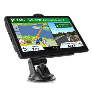 GPS Navigation pour Voiture Camion - HOMYL - Écran Tactile 7 Pouces - Guidage Vocal - États-Unis Canada