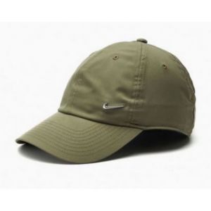 Casquette Kaki Homme Nike Logo en M&eacute;tal
