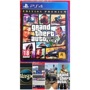 Grand Theft Auto V &Eacute;dition Premium PS4 Jeu vid&eacute;o PlayStation 4  GTA 5 + GTA Online  Version physique  PEGI 18
