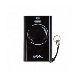 T&eacute;l&eacute;commande - FAAC - XT4 868 SLH - 4 boutons - Autoapprentissage - Noir