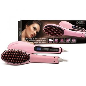 Brosse lissante céramique infrarouge 50W - Italian Design - Rose - Femme