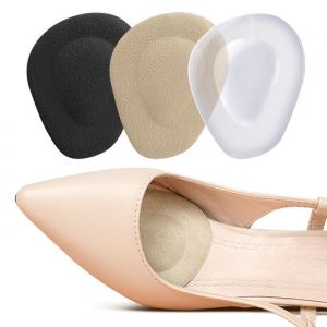 Semelle De Chaussure Coussinet Avant Pied En Gel Silicone Demi Semelles Coussinet Semelles Coussinet Plantaires - 6 Paires