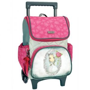 Sac à dos à roulettes - SANTORO - Mirabelle - 30 CM - Maternelle - Mixte - Rose