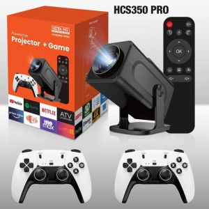 CANGTEENER Mini vidéoprojecteur de jeu 1080P 4K avec WiFi 6 Bluetooth 5.4 Android 11 Auto Keystone pied réglable à 180° pour le
