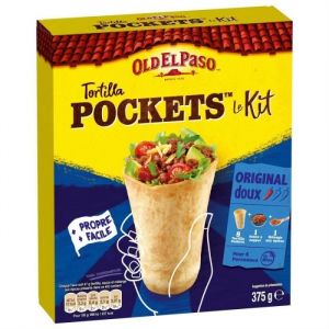 OLD EL PASO - Kit Tortilla Pocket 375G - Lot De 3