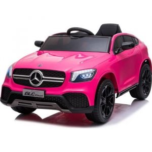 Voiture &eacute;lectrique pour enfant - MERCEDES - GLC Coup&eacute; Edition Rose - Batterie 12V - T&eacute;l&eacute;commande - 4 roues