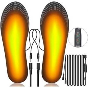 Semelles Int&eacute;rieures Chauffantes - Semelles &Eacute;lectriques - Semelles Chauffantes - Taille 35/39