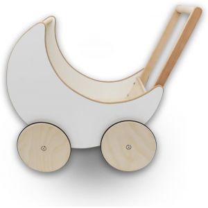 Rijoka Landau de poup&eacute;e en bois - Landau - Pousette - 40x32x45cm