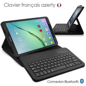 Etui Clavier Fran&ccedil;ais Azerty Bluetooth pour Samsung Galaxy Tab S2 9.7 SM-T810