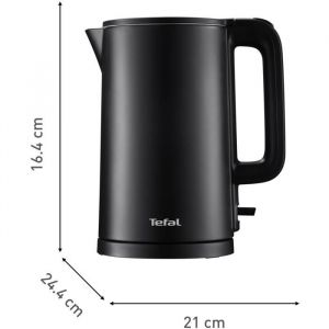 Bouilloire électrique - TEFAL - KO1408E0 - 15L - Base pivotante 360° - Double isolation