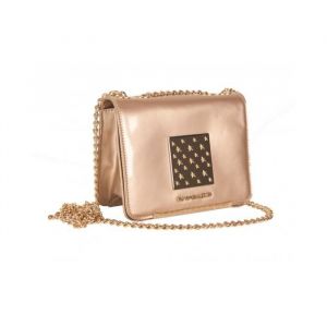 Sac bandouli&egrave;re - Thierry Mugler - Midnight 4 - Simili cuir vernis - Bronze - 18 cm x 15 cm