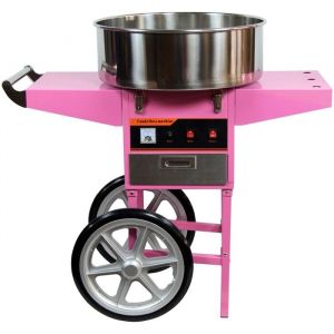 Machine barbe à papa professionnelle avec chariot GT CATERING