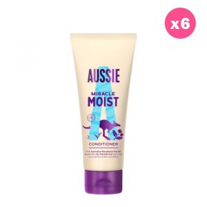6 Apr&egrave;s-Shampoings Miracle Moist 200ml Aussie