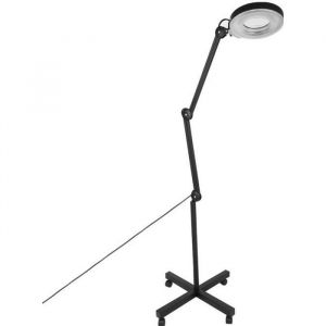 Lampe Loupe de Beauté Pliable sur Pied 5X Lampe dAtelier Esthétique Agrandissement avec Bras Réglable pour Salon de Beau-XID