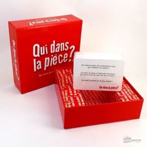 Jeu de soci&eacute;t&eacute; - Cadeau Maestro - Qui sera point&eacute; du doigt - Adulte - Rouge et Blanc