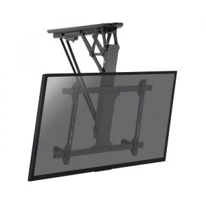 SUPPORTS TV MOTORISES - KIMEX - Support plafond escamotable motorisé pour écran TV 32-70 Connecté - 018-7064W - Noir