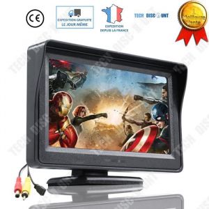 TD&reg; Cam&eacute;ra de recul voiture surveillance r&eacute;troviseur invers&eacute; embarqu&eacute;e avant arri&egrave;re grand angle haute d&eacute;finition haute vision