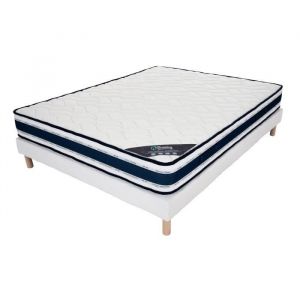 Ensemble Sommier + Matelas 140x190 22cm Memory
