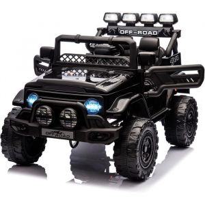 Voiture Electrique Enfants 2 PlacesElectrique Enfant 12V avec Télécommande  MP33 Vitesses pour Enfant 3-8 Ans(Blanc)