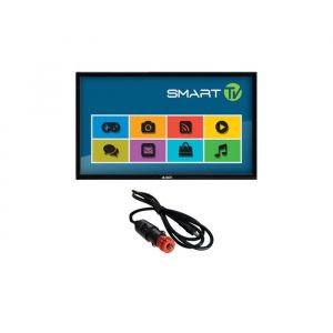 PACK ALDEN TV LED 22 55cm Téléviseur Connecté GooglePlay Bluetooth Camping Car + HDSAT Cordon allum
