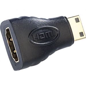 Adaptateur HDMI - Auvisio - Mini HDMI - Noir - Connecteur plaqué or - Vidéo