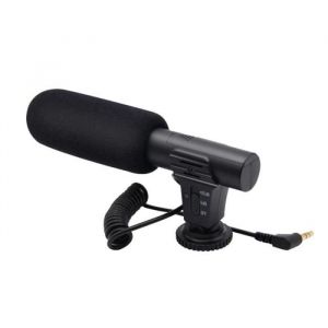 Microphone Caméscope Stéréo Microphone Caméra Vidéo Entretien Mic Pour Nikon Canon DSLR Camera
