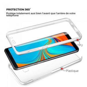 KAEESI®Coque Huawei P Smart 2019 Protection intégrale 360 degrés arrière PC Case et Avant TPU Transparente 