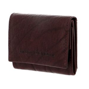 bruno banani Porte-monnaie marron en cuir pour homme - Africa Mini Wallet 75321