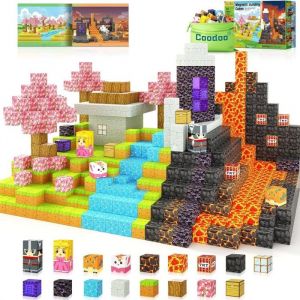 Construction Magnetique Enfant 84pi&egrave;ces 2CM Magnetic Blocks 3+ Jeux Aimants Bloc de Cube Magn&eacute;tique de pour Gar&ccedil;on et Fille