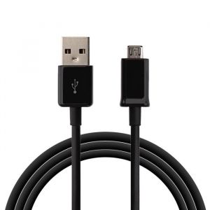 Cable pour GPS Garmin Edge 1030-1000-830-820-530-520-130-Explore 820-1000 -GPS vélo VTT Câble chargeur micro usb Noir 1m