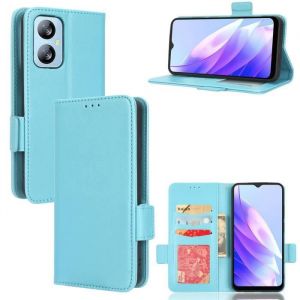 Etui Blackview A52 Pro Housse Téléphone Flip en PU Cuir Housse Blackview A52 étui de Protection - bleu