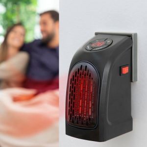 Chauffage dappoint sur Prise pour salle de bain - Radiateur soufflant sur prise - Chauffage Portable avec prise murale Minuterie