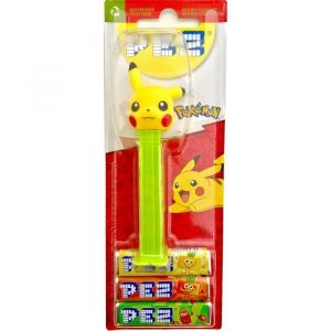 Distributeur bonbon PEZ - PEZ - POK&Eacute;MON - &Eacute;dition limit&eacute;e - Couleur verte - 3 recharges incluses