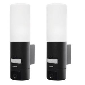 Lot de 2 Cam&eacute;ra IP ext&eacute;rieure - &eacute;clairage ext&eacute;rieur et d&eacute;tection de mouvement Thomson