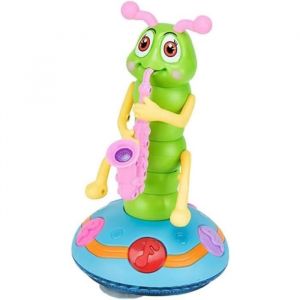 lectrique chenille pour enfants saxophone dansant jouet musical amusant basculejouets sensoriels avec musique et lumires wake