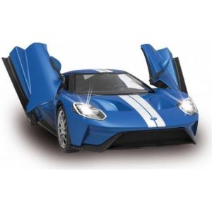 Voiture Téléguidée - Jamara - Ford GT - Échelle 1/14 - Piles AA offertes - Radiocommande 27/40 MHz