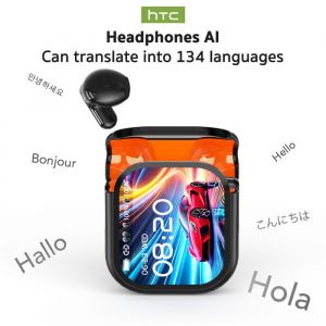 [Tela Ultra HD] HTC NE20 &eacute;couteurs Bluetooth V6 TWS sport casque sans fil AI traducteur &eacute;couteurs intra-auriculaires r&eacute;duction du