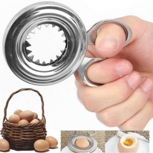 Coupe-oeufOuvre-oeuf à la CoqueCiseaux à Oeufs Décapant la CoquilleCoupe doeuf en Acier Inoxydablepour CuisineCuissonMaison