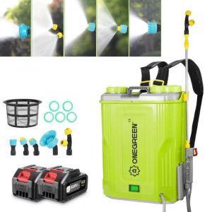 20L Pulvérisateur électrique à dos sans fil pour le jardin pulvérisateur dirrigation - ONEGREEN - 2X 3AH Batteries