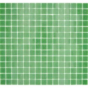 Mosa&iuml;que de verre - MOS200-A23 - Carreaux verts - Aspect piscine - 20x20 mm - 01 qm