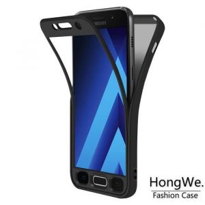 Coque pour Samsung Galaxy A3 (2017) 4.7 Full Protection Intégrale 360° Housse TPU doux noir