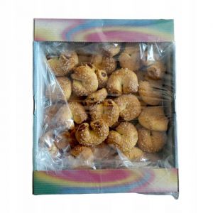 Biscuits sabl&eacute;s fourr&eacute;s aux cerises 900g Rogal Kazika