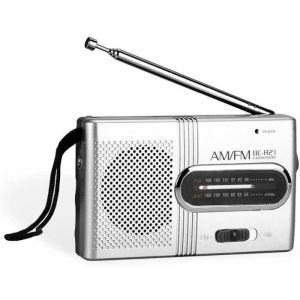 Mini Poste Radio de Poche Style Rtro 2 Band AM-FM Alimentation Piles BC-R21378 Label