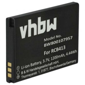 Batterie de remplacement pour téléphone portable Smartphone Doro Primo 413 - Remplace: RCB413 - Technologie: Li-Ion - Capacité: …