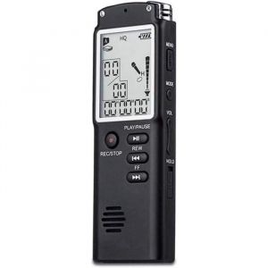 Enregistreur Vocal Num&eacute;rique Dictaphone Audio &agrave; Une Touche 8G 1536Kbps HD Enregistreur Vocal Activation Vocale Lecteur Mp3