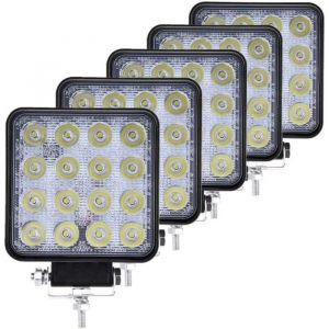 Phares Longue Portee Led Feux Additionnels Moto LED Light Bar Spot Faisceau Voiture Spot Light Bar LED Travail Light Bar A1112