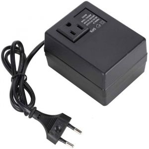 Convertisseur de tension 220V vers 110V transformateur 300W adaptateur de prise EU PZCC