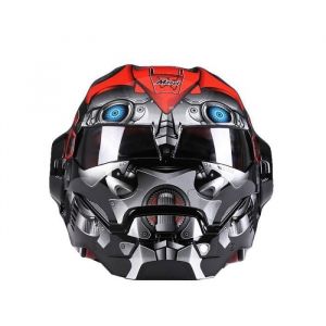Casque Int&eacute;gral Adulte de Marque homme et femme Casque moto iron man homecoming marvelRouge Rouge#S